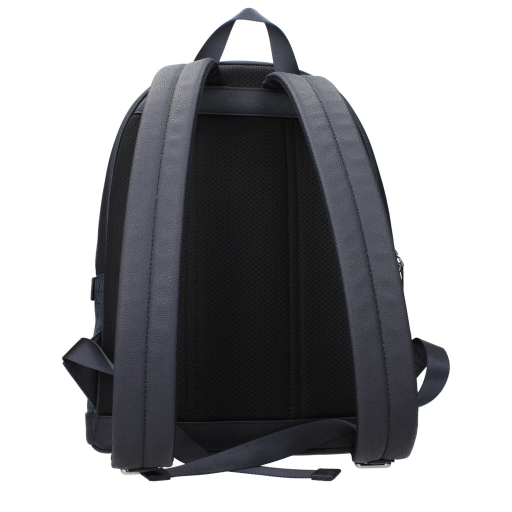 Michael Kors Blue Fabric Backpack
