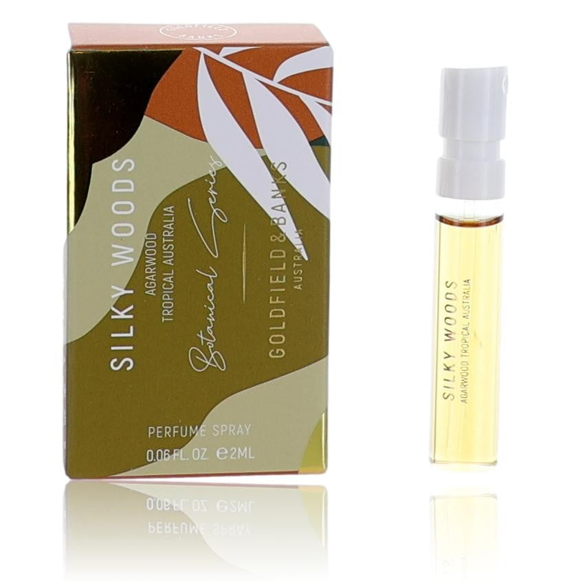 Silky Woods by Goldfield and Banks, 0.06oz Perfume Spray for Unisex Sample